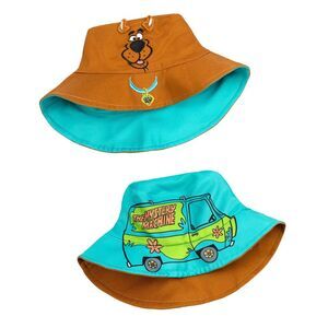 Scooby Doo Unisex Adult Reversible Bucket Hat / Multicolored